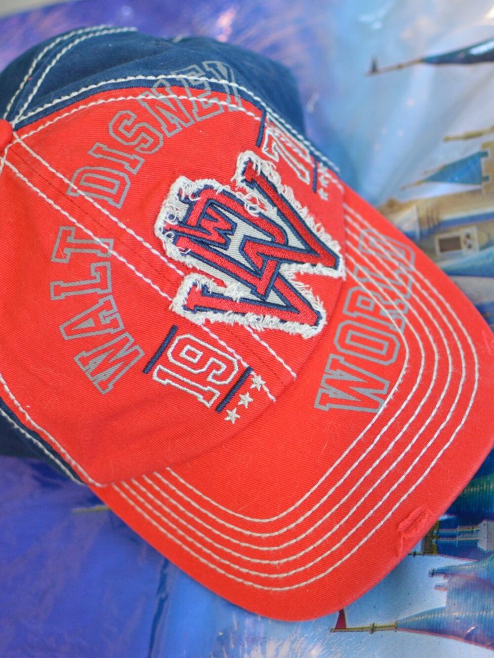 Walt Disney World EST. 1971 Distressed Baseball Cap - New